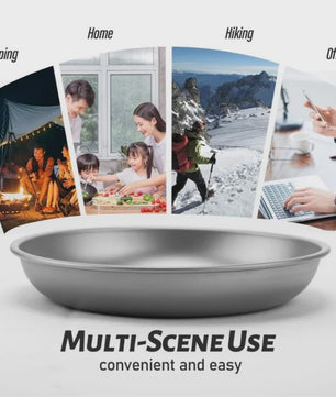 Lichtgewicht Titanium Camping Bord – Perfect voor Outdoor, Picnic & Reizen