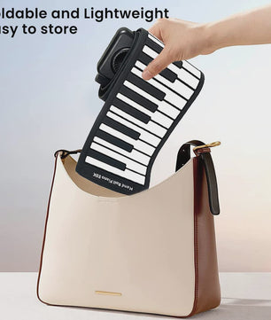 Draagbare Oprolbare Piano 88 Toetsen - Flexibel Silicone Keyboard voor Thuis Oefenen