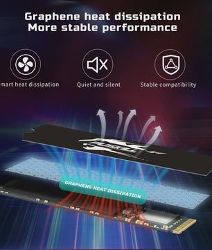 PUSKILL PCIe NVMe M.2 SSD 2280 - Snelle Interne Solid State Drive voor Laptop & Desktop (128GB - 1TB)