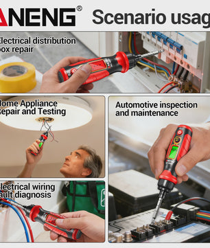 ANENG B22 Spanningsmeter Pen: Non-Contact Detector met LCD & NCV Functie