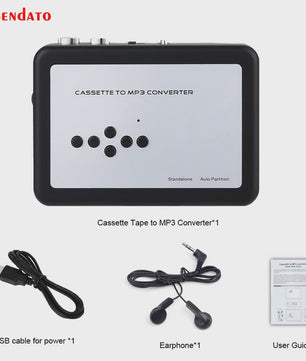Ezcap 231 Cassette naar MP3 Converter - Digitale Muziek van je Cassettes