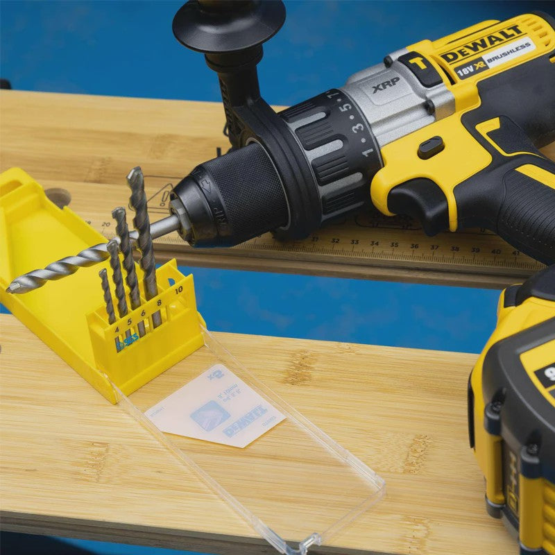 DeWalt DT6952 Steenboor Set 5-delig | Maten 4, 5, 6, 8, 10 mm | Duurzaam & Multifunctioneel
