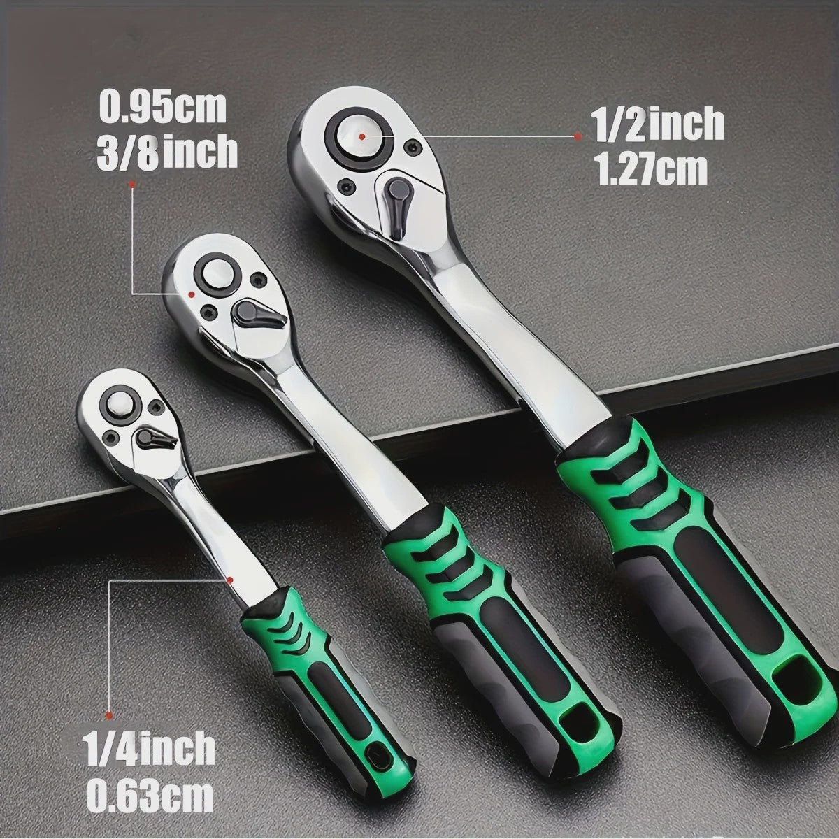 Professionele Ratel Socket Set 1/4", 3/8", 1/2" - Compacte Gereedschapskist voor Auto Reparatie