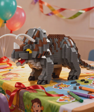 Dinosaurus Bouwstenen Speelgoed - Stegosaurus & T-Rex Micro Mini Blokken