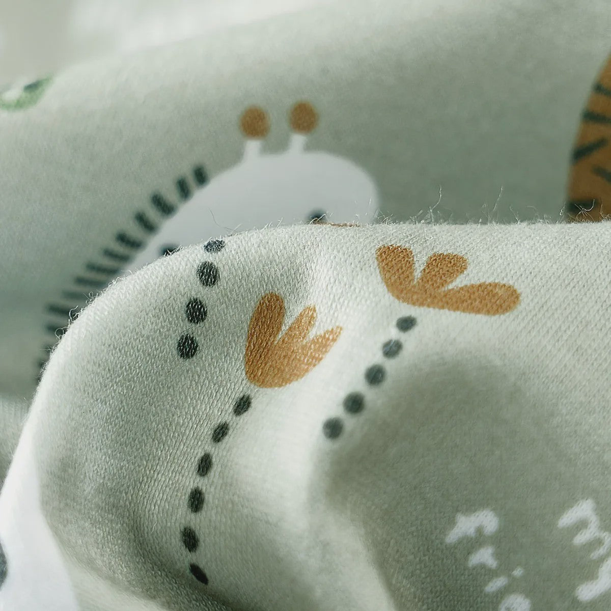 Schattige Baby Jongens Romper met Dierenprint - Faux Twee-delig met Korte Mouwen voor Pasgeborenen
