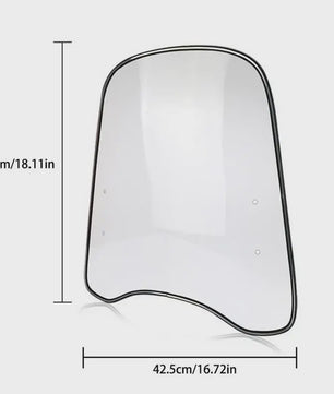 Universele Motor Windscherm Verlenging Spoiler - Verbredende Winddeflector
