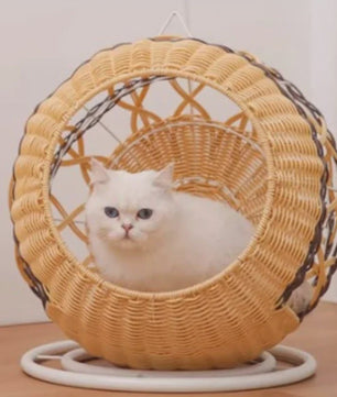Luxe Rotan Kattenmand Hangend Nest - Comfortabel & Wasbaar