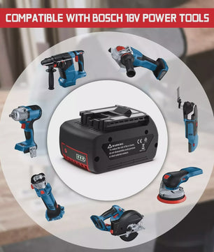Bosch 18V 8.0Ah Li-ion Accu - Krachtige Vervanging voor GBA, GSR, GSB Power Tools