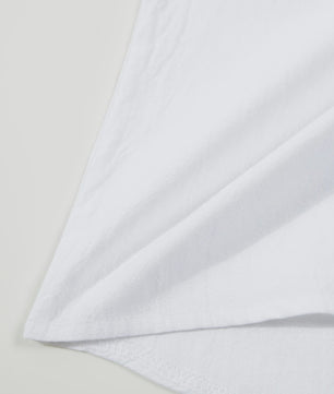 Herenshirt met Opstaande Kraag en Korte Mouwen - Katoen Linnen Mix - Casual Henley Stijl
