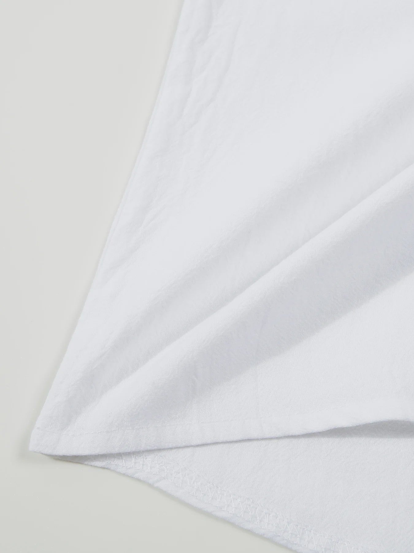 Herenshirt met Opstaande Kraag en Korte Mouwen - Katoen Linnen Mix - Casual Henley Stijl