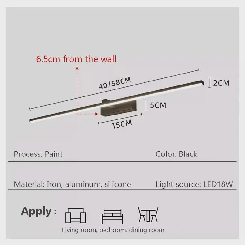 Moderne LED Spiegelverlichting Badkamer Wandlamp - Waterdicht & Stijlvol