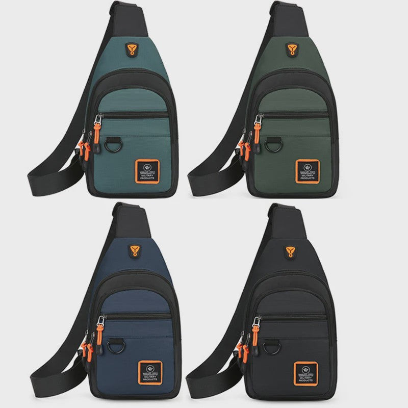 Waterdichte Heren Crossbody Schoudertas - Outdoor, Fietsen & Reizen