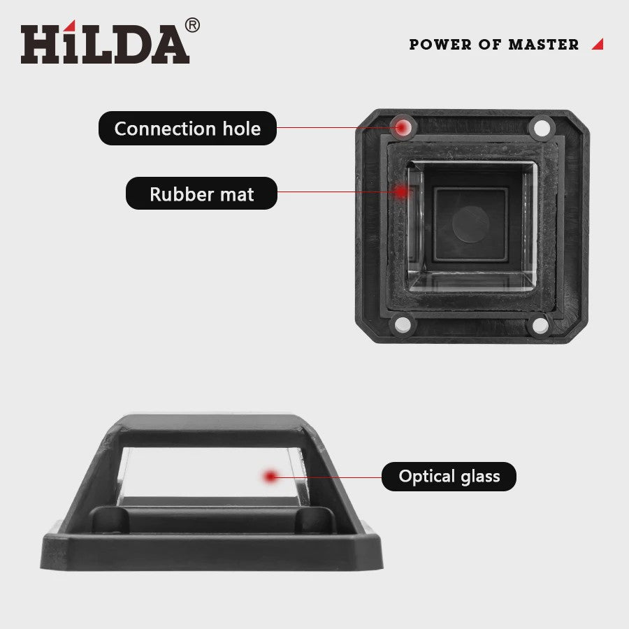 HILDA Laser Glas Beschermkap - Universeel voor 4D Laserwaterpassen