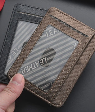 Slanke Minimalistische Portemonnee voor Heren - Creditcardhouder & Kaarthouder