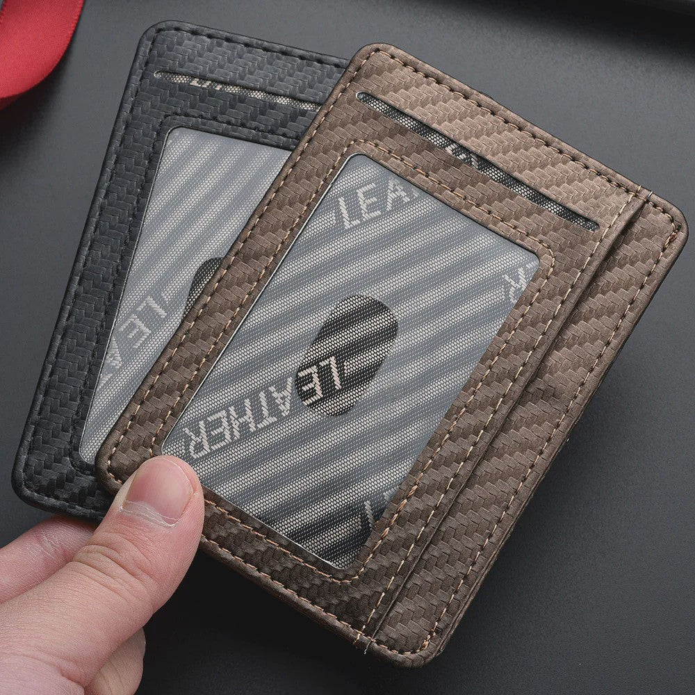 Slanke Minimalistische Portemonnee voor Heren - Creditcardhouder & Kaarthouder