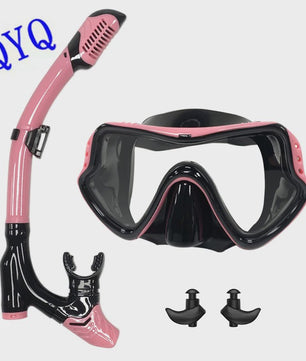 Professionele Duikset: Duikbril met Snorkel voor Zwemmen en Duiken