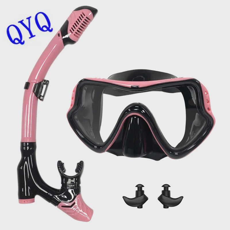 Professionele Duikset: Duikbril met Snorkel voor Zwemmen en Duiken