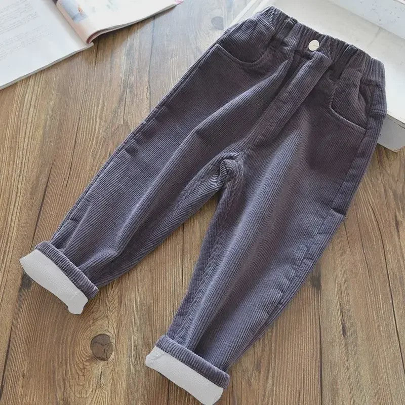 Warme Corduroy Broek Kinderen - Herfst/Winter Casual & Sportief