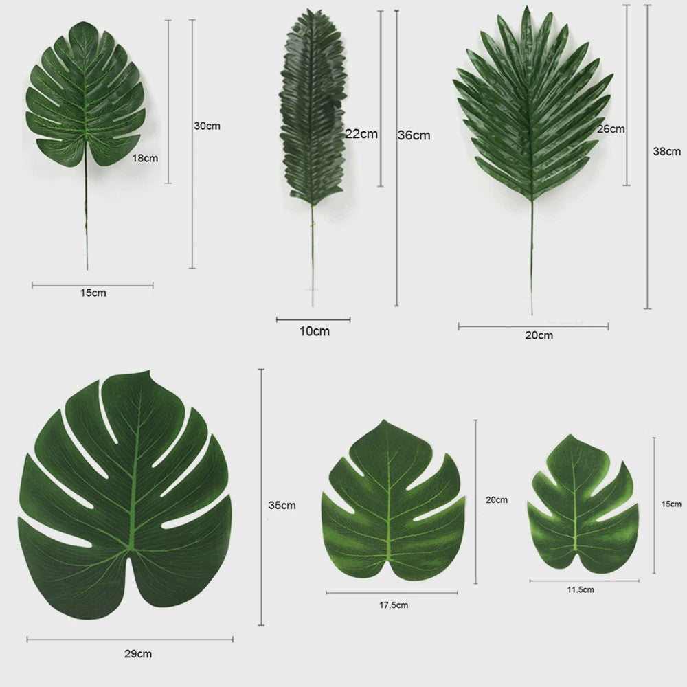 Kunstmatige Tropische Palmbladeren - Decoratie voor Feesten, Bruiloften & Huis