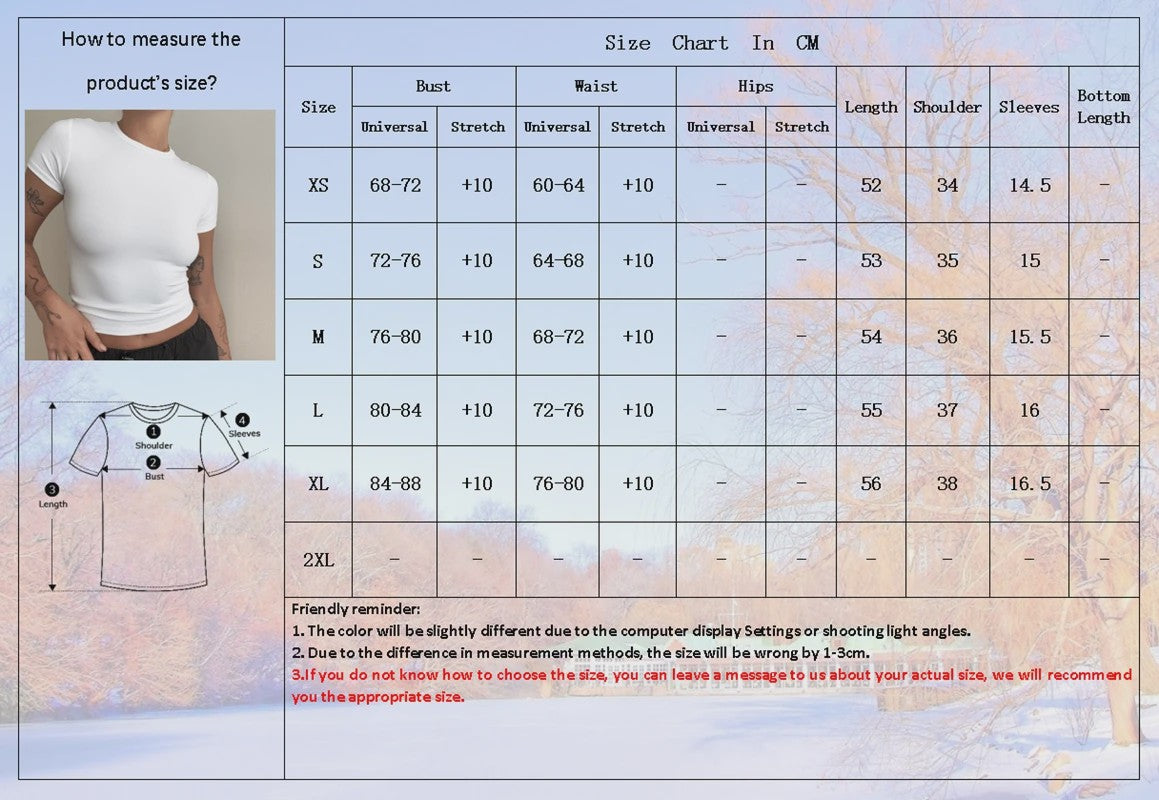 Dames Slim Fit Gebreid T-shirt met Ronde Hals - Korte Mouwen