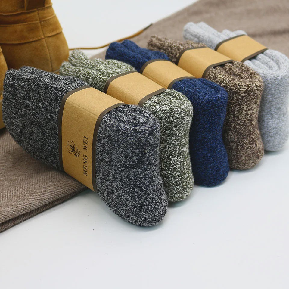 Warme Heren Merino Wol Sokken - Super Dik & Comfortabel voor de Winter