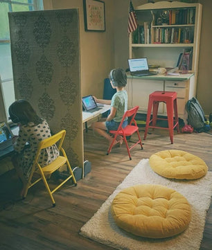 Comfortabel Rond Zitkussen - Grote Vloerkussens voor Kinderen & Volwassenen - Meditatie & Yoga