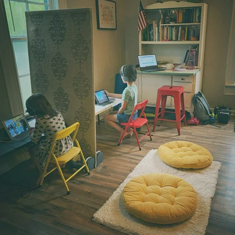 Comfortabel Rond Zitkussen - Grote Vloerkussens voor Kinderen & Volwassenen - Meditatie & Yoga