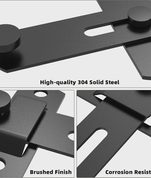 Robuuste Schuifdeur Sluiting voor Barn Doors, Kasten & Ramen - Babyveiligheid