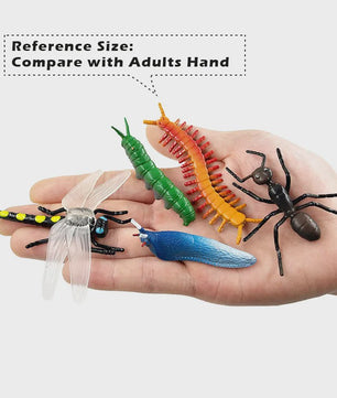 12-delige set realistische insectenfiguren voor tuin en huisdecoratie