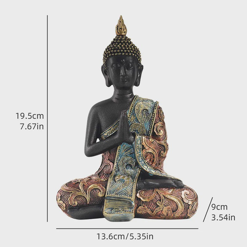 Zittende Boeddha Beeld - Religieus Kunstwerk & Decoratie voor Huis en Kantoor