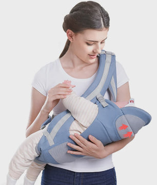 Ergonomische Baby Draagzak - Heupzitje, Rugdrager & Wikkeldoek voor Baby's