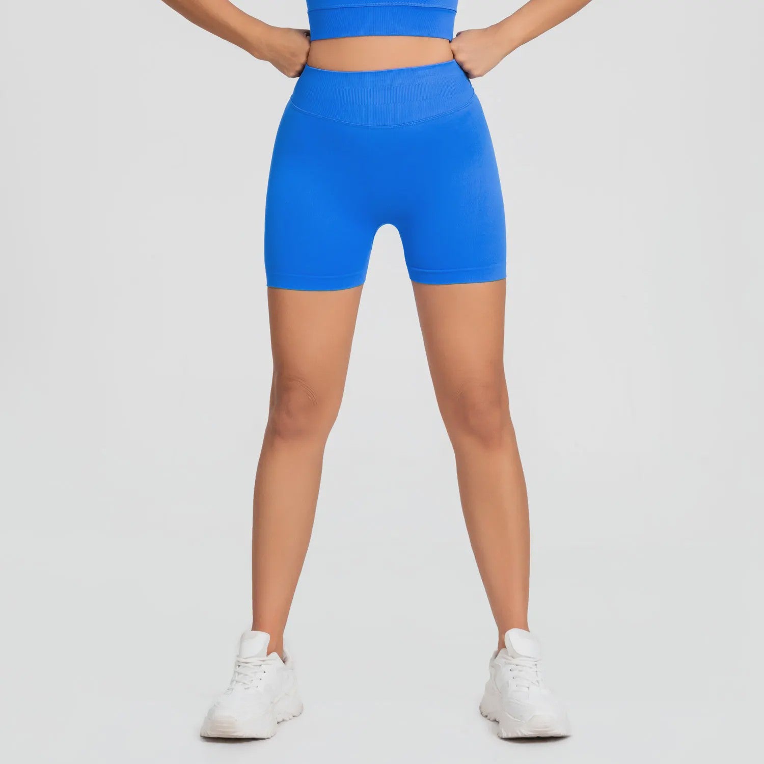 NCLAGEN Seamless Gym Shorts Dames - 4.5 Inch Biker Shorts voor Fitness & Yoga