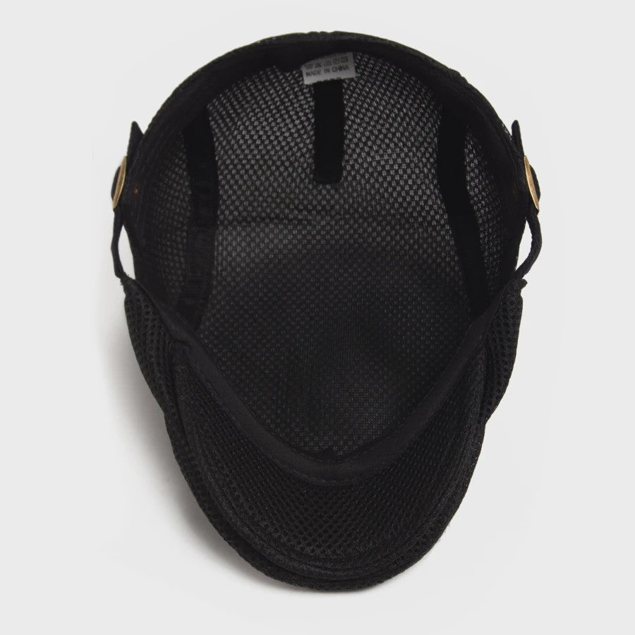 Ademende Mesh Pet - Vintage Flat Cap / Newsboy Cap voor Dames en Heren