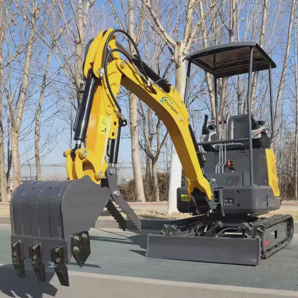 Mini Graafmachine 1.5 Ton - Multifunctioneel & Aanpasbaar