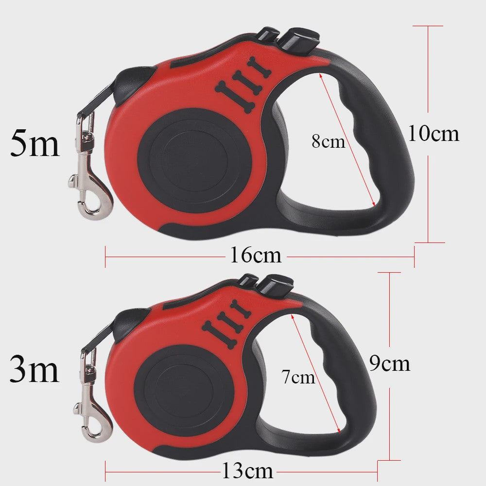 Automatische Intrekbare Hondenriem / Kattenlijn - 3m of 5m - Nylon - Outdoor Wandelen