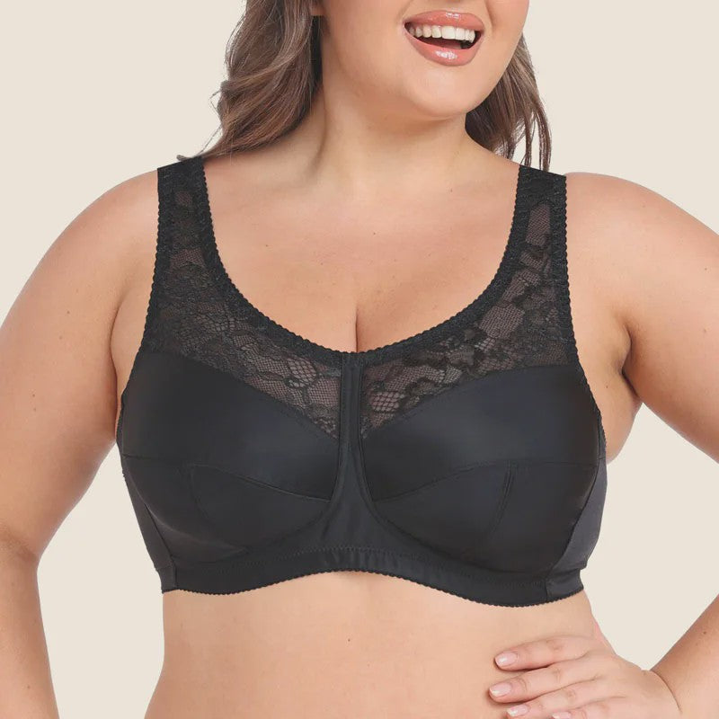 Comfortabele Minimizer Beugel BH met Kant - Volle Cup & Brede Afneembare Bandjes