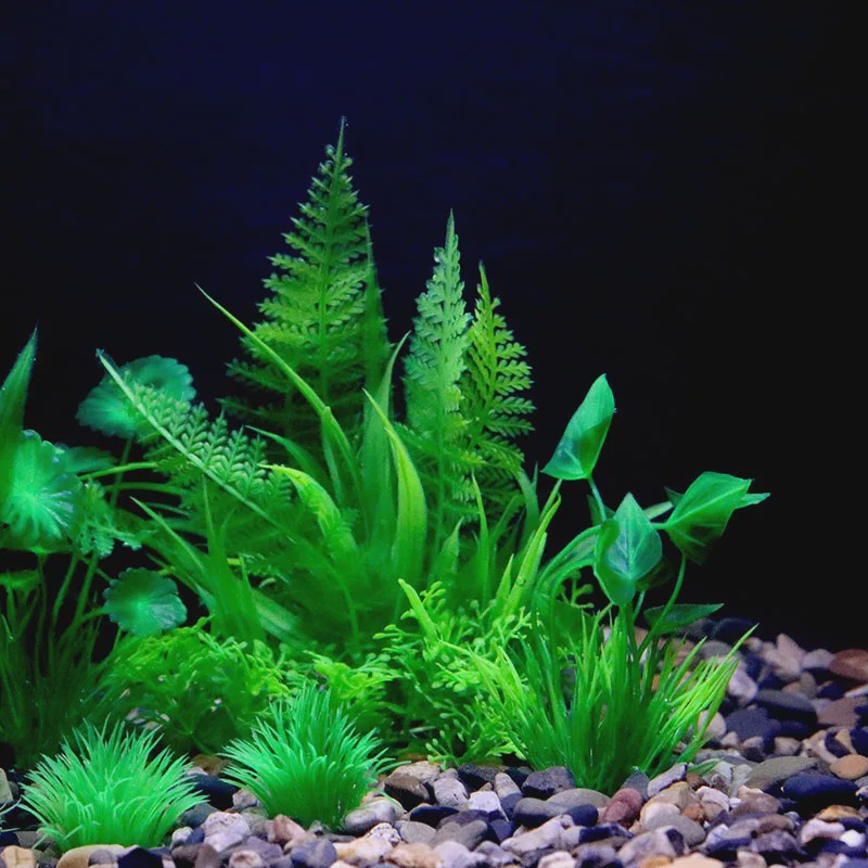 Kunstplanten Aquarium Set - Levendige Decoratie voor Vissenkom en Waterplanten