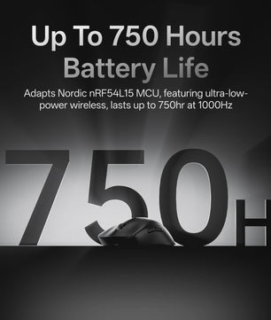 Rapoo VT7 MAX Draadloze Gaming Muis: 8K Polling Rate, Ultralicht & 750u Batterij
