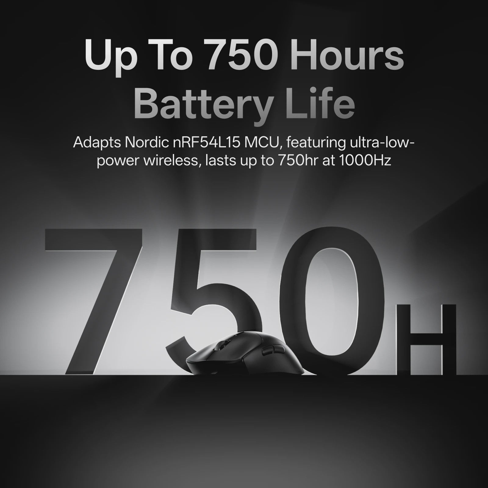 Rapoo VT7 MAX Draadloze Gaming Muis: 8K Polling Rate, Ultralicht & 750u Batterij