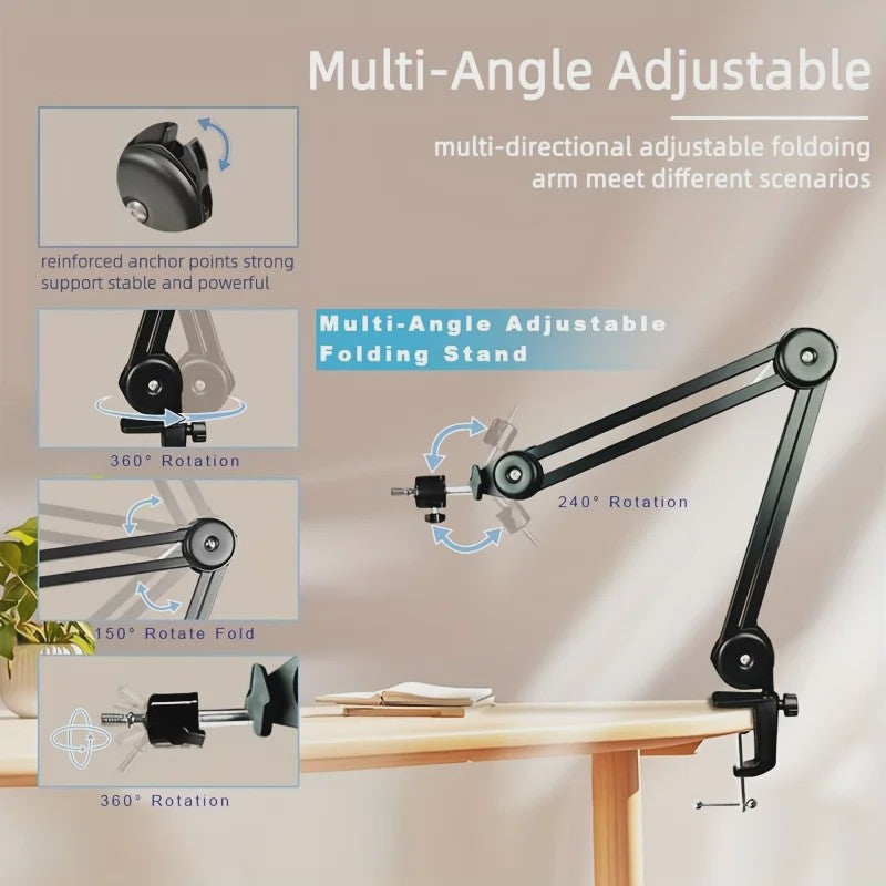 YIZHAN 60MP 4K Digitale Microscoop met HDMI/USB, 150x Zoom en Verstelbare Arm