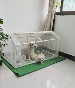 Compacte Koudbestendige PVC/PE Kas voor Tuinieren en Kleine Huisdieren