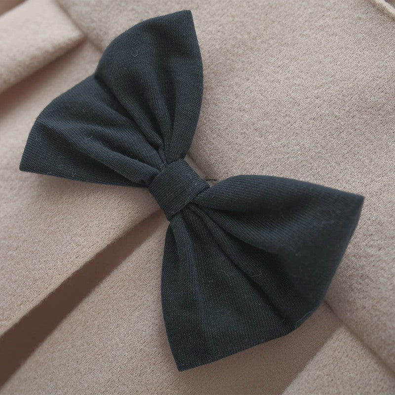 Schattige Baby Meisjes Jas - Wolmix met Strik - Herfst/Winter