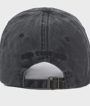 New York Baseball Cap - Washed Katoen Snapback voor Heren & Dames