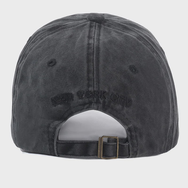 New York Baseball Cap - Washed Katoen Snapback voor Heren & Dames