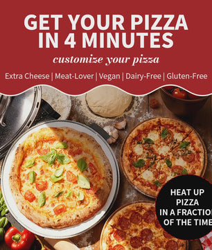 Klaif Elektrische Pizzaoven 420℃ - Snel, Crispy Pizza's in 10 Minuten