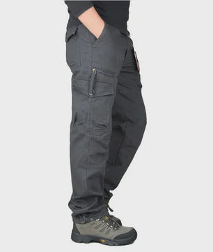 Heren Cargo Broek - Comfortabele Outdoor & Wandelbroek met Meerdere Zakken