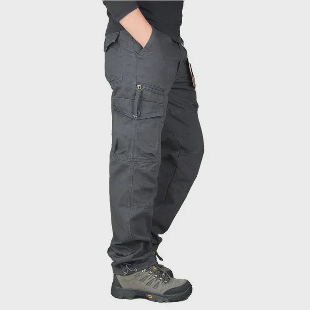 Heren Cargo Broek - Comfortabele Outdoor & Wandelbroek met Meerdere Zakken