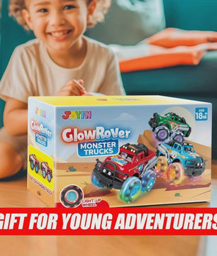 JOYFY 3-Pack Monster Trucks met Verlichte LED Wielen - Frictie Speelgoed voor Kinderen