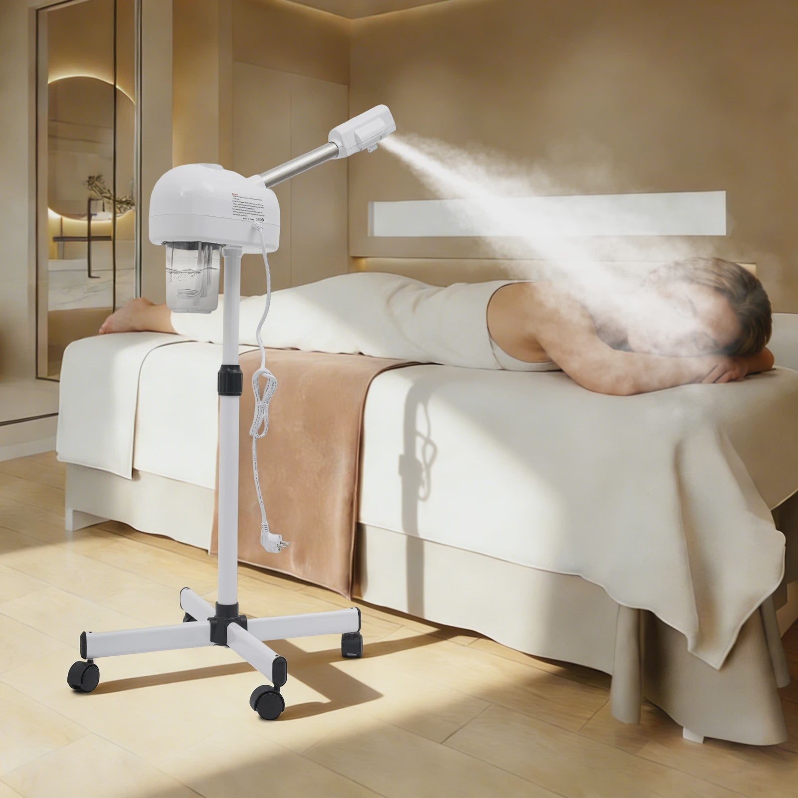 Professionele Gezichtsstoomer met Ozon & 600ml Tank - Salon & Spa Kwaliteit