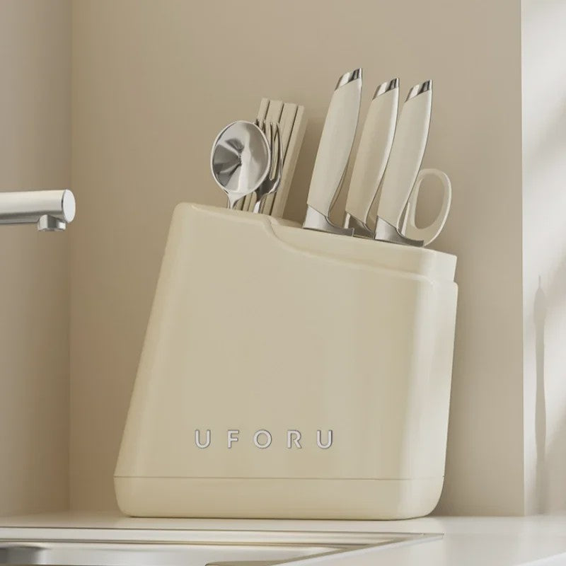Multifunctionele Messenhouder & Keuken Organizer - Stijlvol en Praktisch